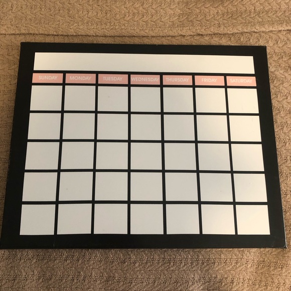 Hobby Lobby Other - Dry Erase Calendar